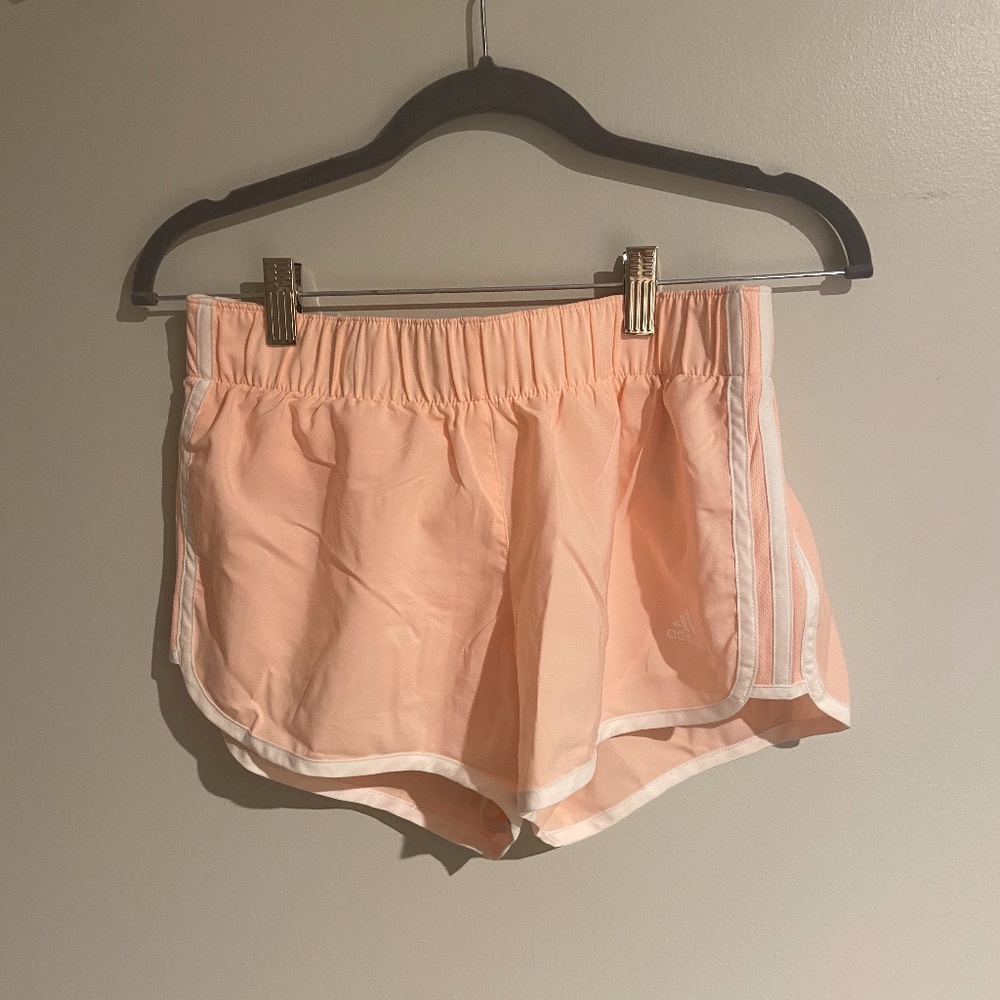 Women's ADIDAS Size Small Pink/White Workout Short